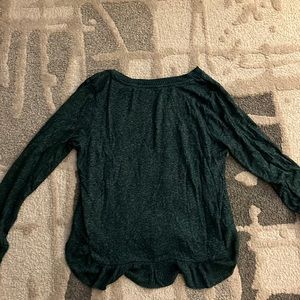 Dark green long sleeved shirt